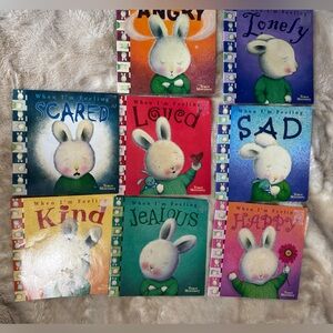 8 set Trace Moroney books. When I’m Feeling.